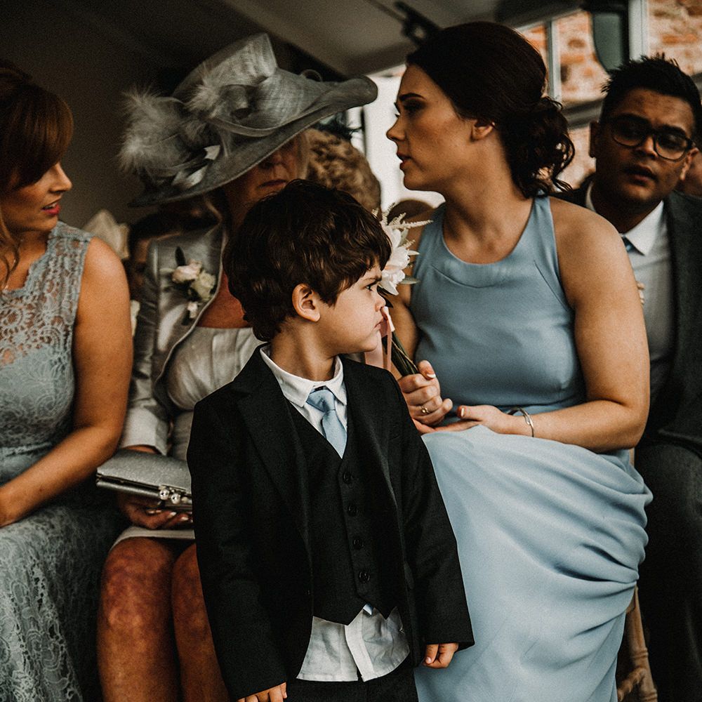 Page Boy in Miniature Suit | Sophisticated Wedding at Combermere Abbey, Cheshire | Carla Blain Photography