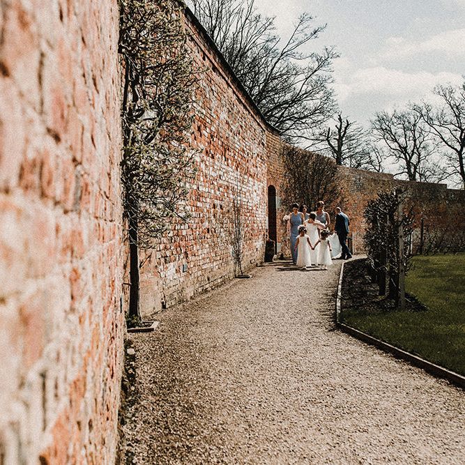 Bridal Party | Bride in Hourglass Essense of Australia Gown | Sophisticated Wedding at Combermere Abbey, Cheshire | Carla Blain Photography