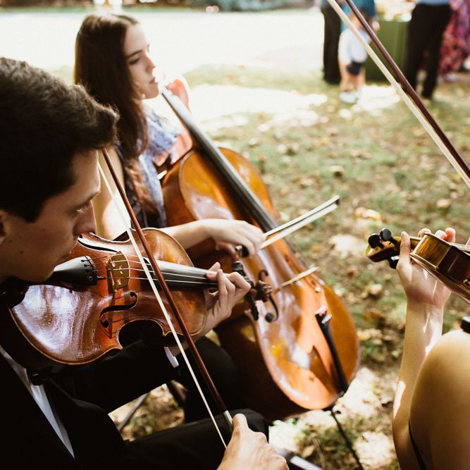 String Quartet | Romantic Spanish Wedding at La Salgar Restaurant in Asturias | La Mar Studio Photography