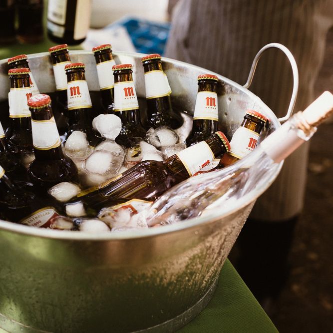 Beer Bottles | Romantic Spanish Wedding at La Salgar Restaurant in Asturias | La Mar Studio Photography