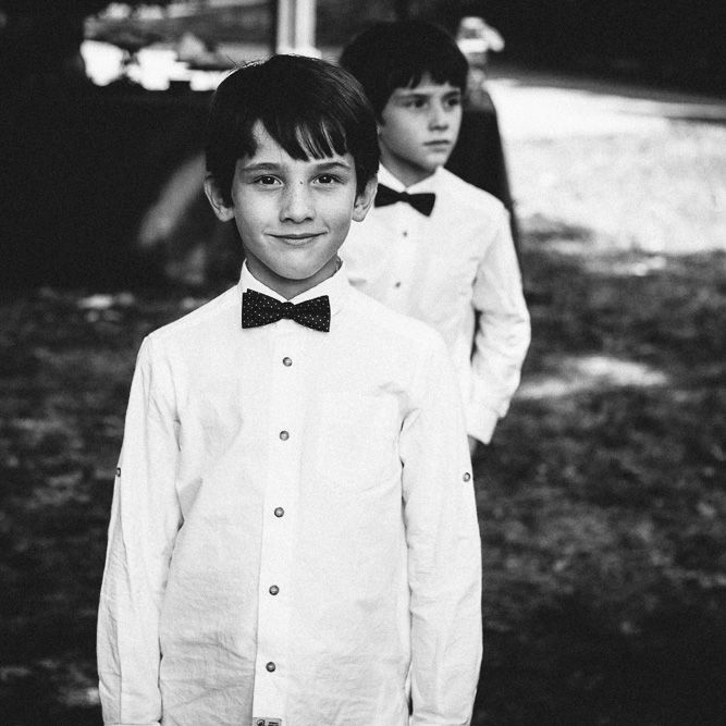 Page Boys in Bow Ties | Romantic Spanish Wedding at La Salgar Restaurant in Asturias | La Mar Studio Photography