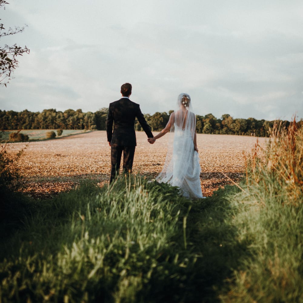 Magical Light For Couple Portraits // Glastonbury Themed Table Plan For Wedding At Stone Barn Cotwolds With Groom In Cad &amp; The Dandy Images Meghan Lorna