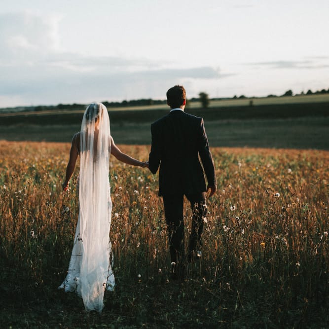 Magical Light For Couple Portraits // Glastonbury Themed Table Plan For Wedding At Stone Barn Cotwolds With Groom In Cad &amp; The Dandy Images Meghan Lorna