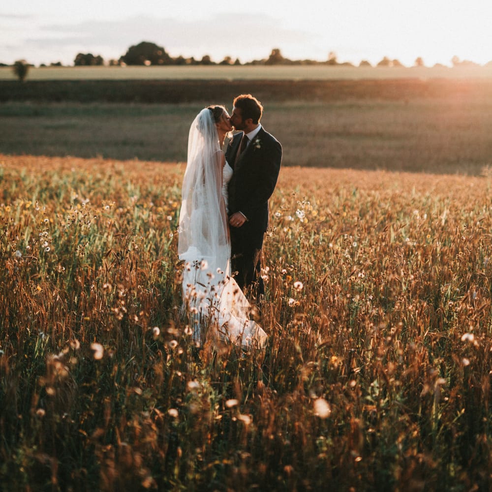 Magical Light For Couple Portraits // Glastonbury Themed Table Plan For Wedding At Stone Barn Cotwolds With Groom In Cad &amp; The Dandy Images Meghan Lorna