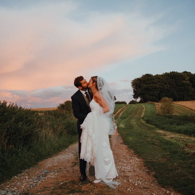 Magical Light For Couple Portraits // Glastonbury Themed Table Plan For Wedding At Stone Barn Cotwolds With Groom In Cad &amp; The Dandy Images Meghan Lorna