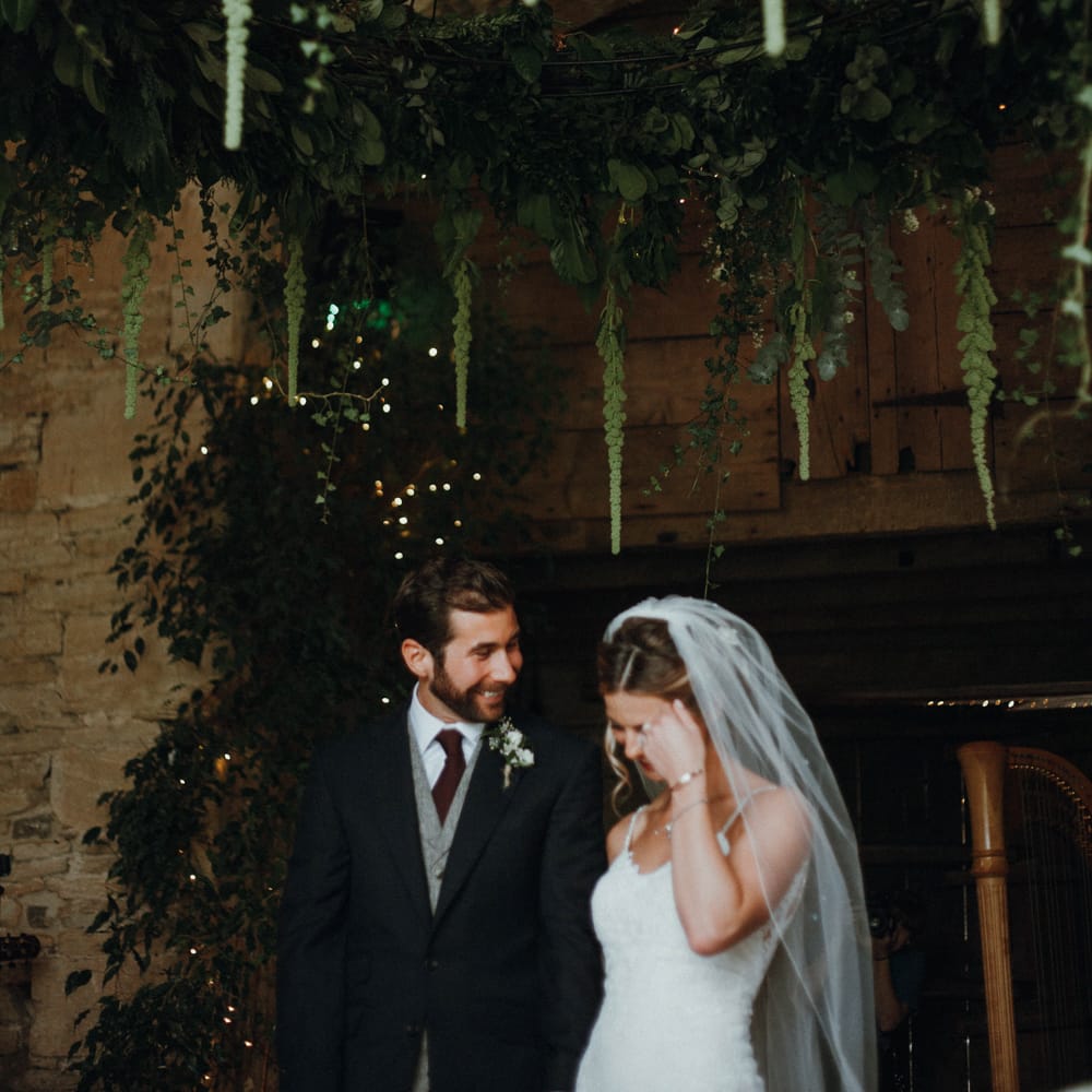 Wedding Ceremony At Stone Barn // Glastonbury Themed Table Plan For Wedding At Stone Barn Cotwolds With Groom In Cad &amp; The Dandy Images Meghan Lorna
