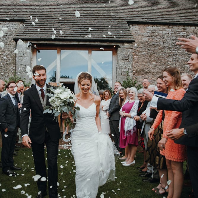 Confetti Shot // Glastonbury Themed Table Plan For Wedding At Stone Barn Cotwolds With Groom In Cad &amp; The Dandy Images Meghan Lorna
