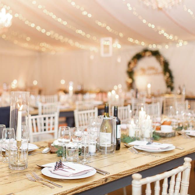 Wedding Reception Decor | Red New Years Eve Winter Wedding at Iscoyd Park, Shropshire | White Stag Wedding Photography | Lovetwofilm