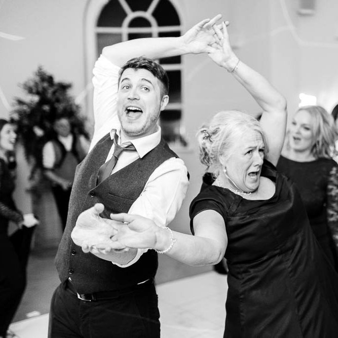 Evening Reception | Red New Years Eve Winter Wedding at Iscoyd Park, Shropshire | White Stag Wedding Photography | Lovetwofilm