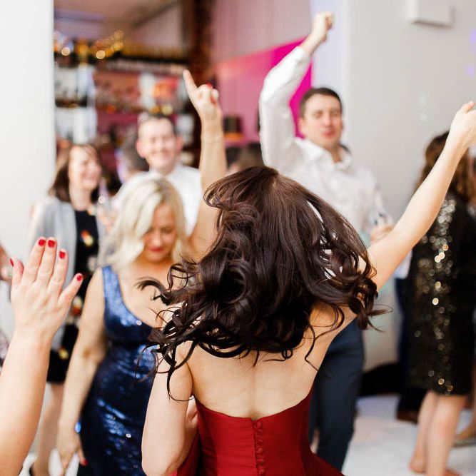 Evening Reception | Red New Years Eve Winter Wedding at Iscoyd Park, Shropshire | White Stag Wedding Photography | Lovetwofilm