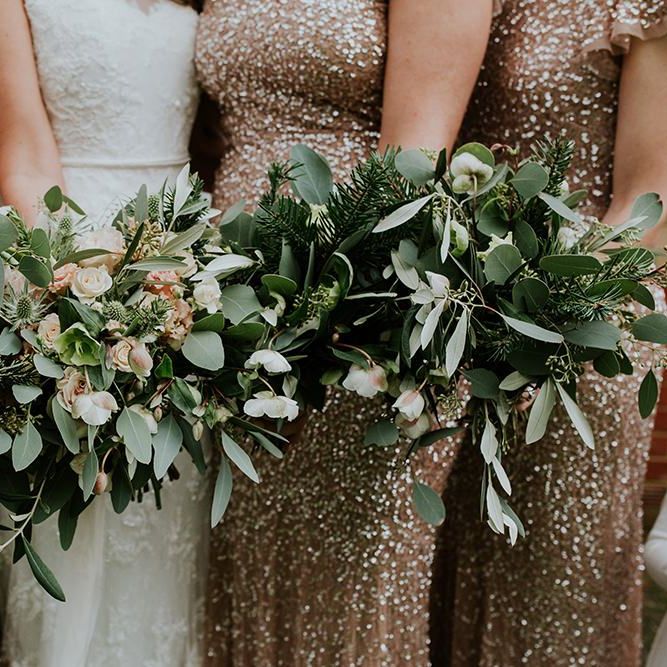 Bridal and Bridesmaid bouquets