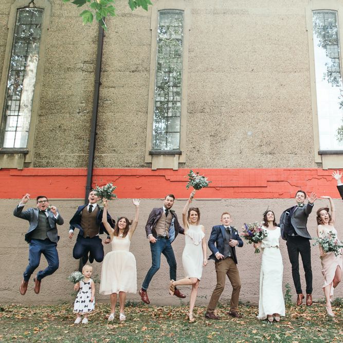Dry Hire Wedding Venue Dilston Grove London With Bride In Sally Lacock And Groom In Mr Start With Images From Joasis Photography