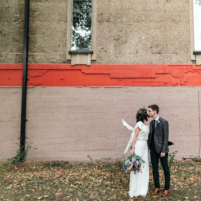 Dry Hire Wedding Venue Dilston Grove London With Bride In Sally Lacock And Groom In Mr Start With Images From Joasis Photography