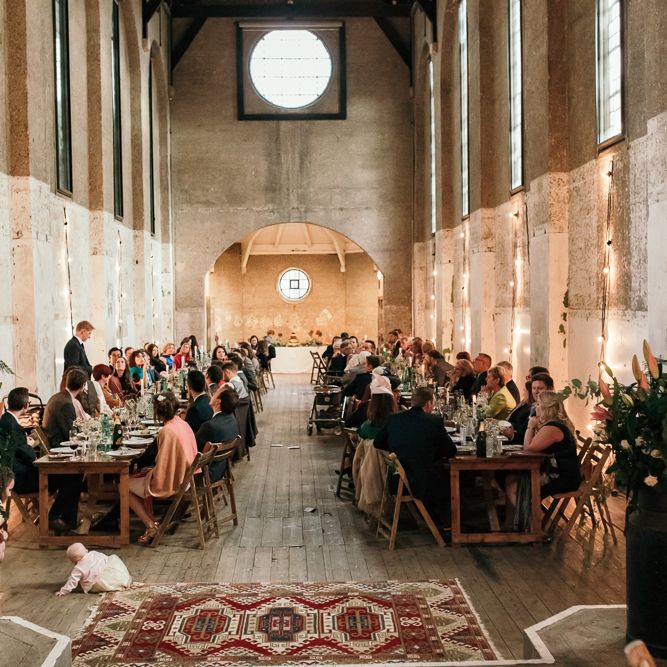 Dry Hire Wedding Venue Dilston Grove London With Bride In Sally Lacock And Groom In Mr Start With Images From Joasis Photography