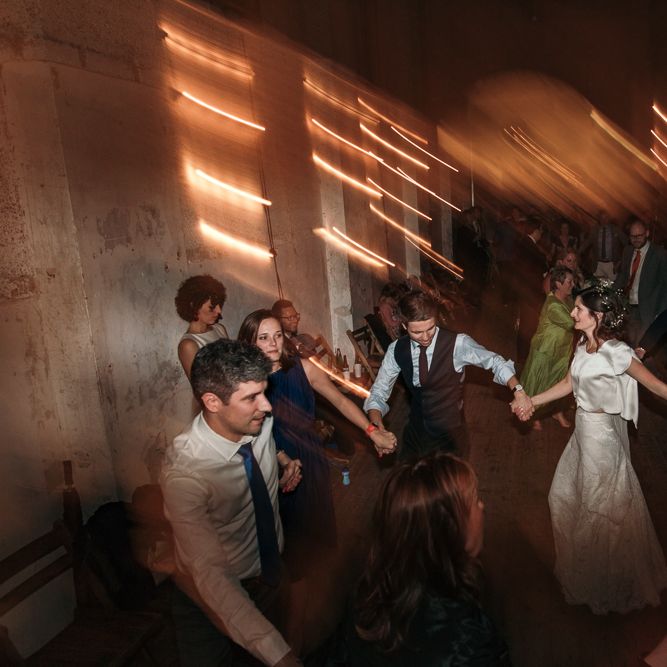 Dry Hire Wedding Venue Dilston Grove London With Bride In Sally Lacock And Groom In Mr Start With Images From Joasis Photography