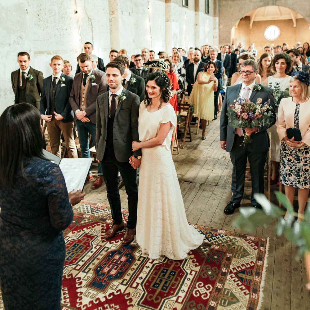Dry Hire Wedding Venue Dilston Grove London With Bride In Sally Lacock And Groom In Mr Start With Images From Joasis PhotographyDry Hire Wedding Venue Dilston Grove London With Bride In Sally Lacock And Groom In Mr Start With Images From Joasis Photography