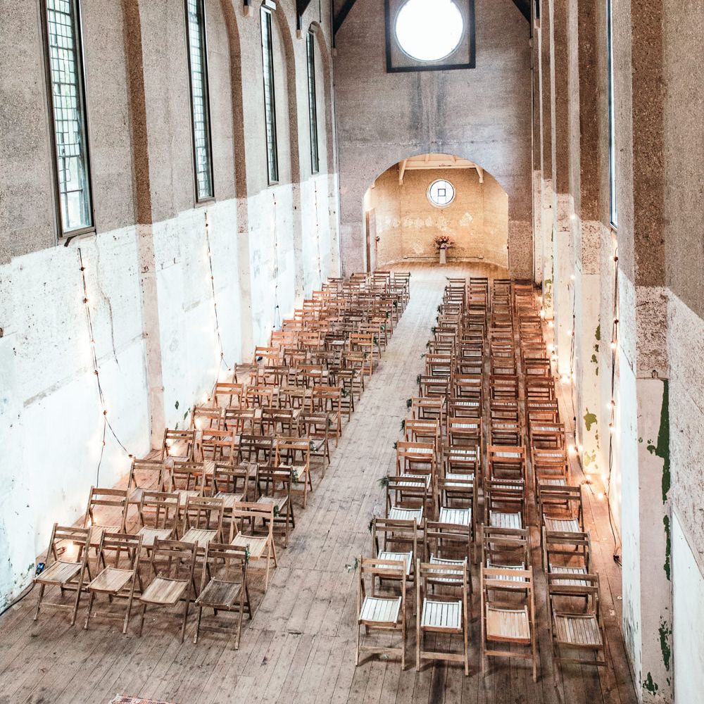 Dry Hire Wedding Venue Dilston Grove London With Bride In Sally Lacock And Groom In Mr Start With Images From Joasis Photography