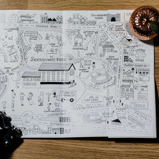 Map Of Wedding Venue // Dry Hire Wedding Venue Dilston Grove London With Bride In Sally Lacock And Groom In Mr Start With Images From Joasis Photography