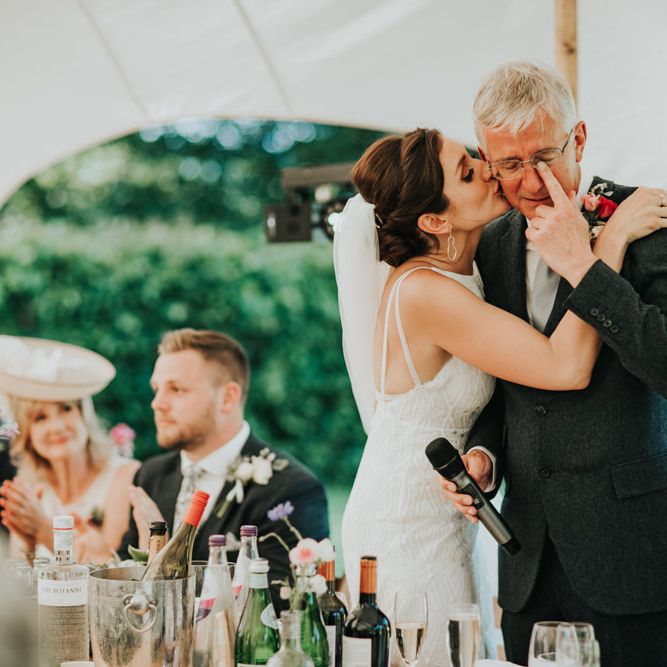 Emotional wedding speeches