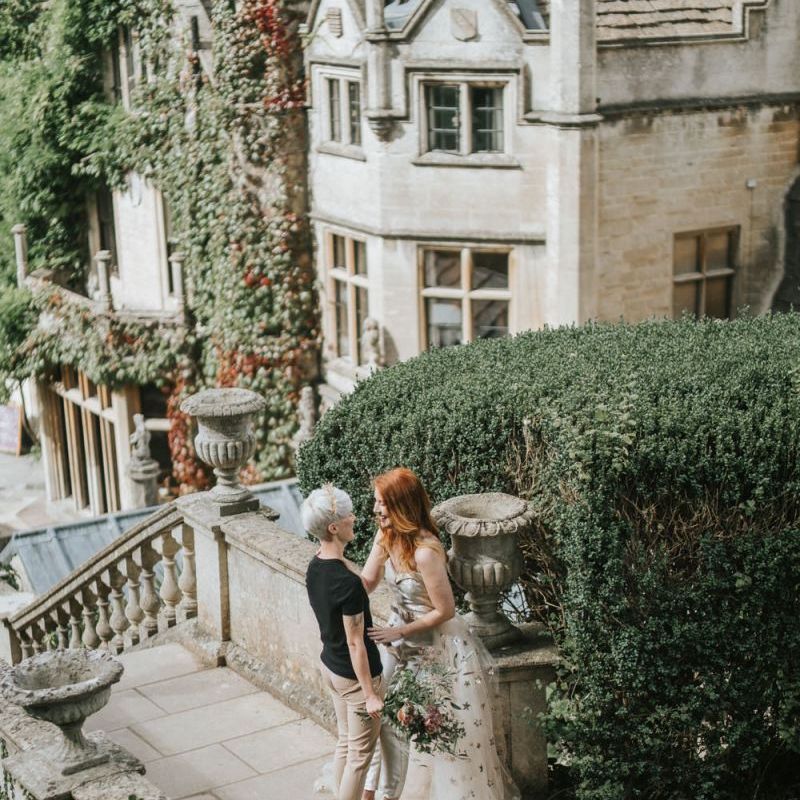 Intimate LGBTQ+ wedding photography by Stephanie Dreams Photography