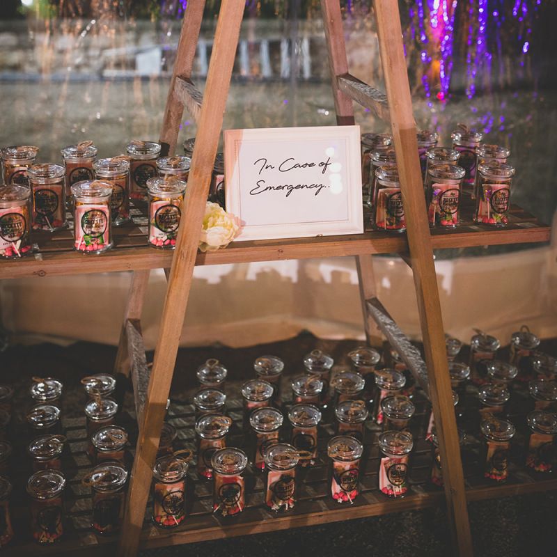 Retro sweets at wedding