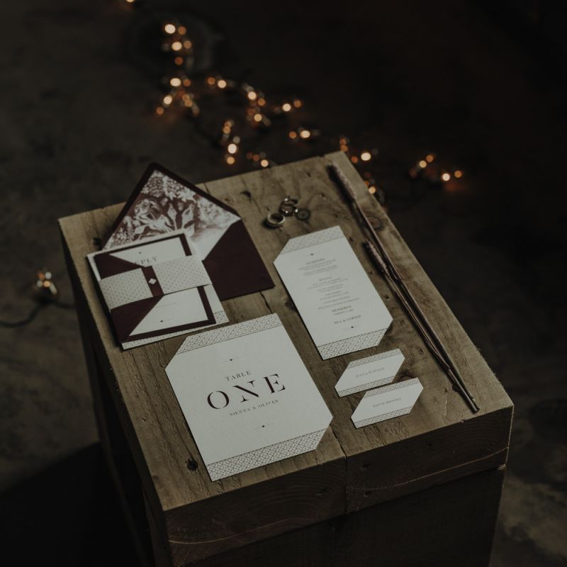 Bottled Love Wedding Stationery Suit