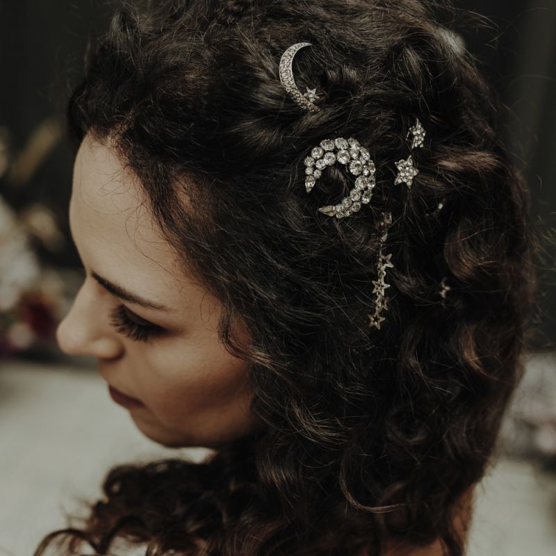 Jewel Encrusted Cosmic Revivify Hairpieces