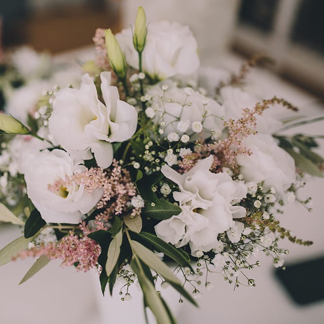Blush Pink &amp; White Wedding Flowers | Blush Outdoor Destination Wedding at Chateau de Séréville, France  |  Story + Colour Photography