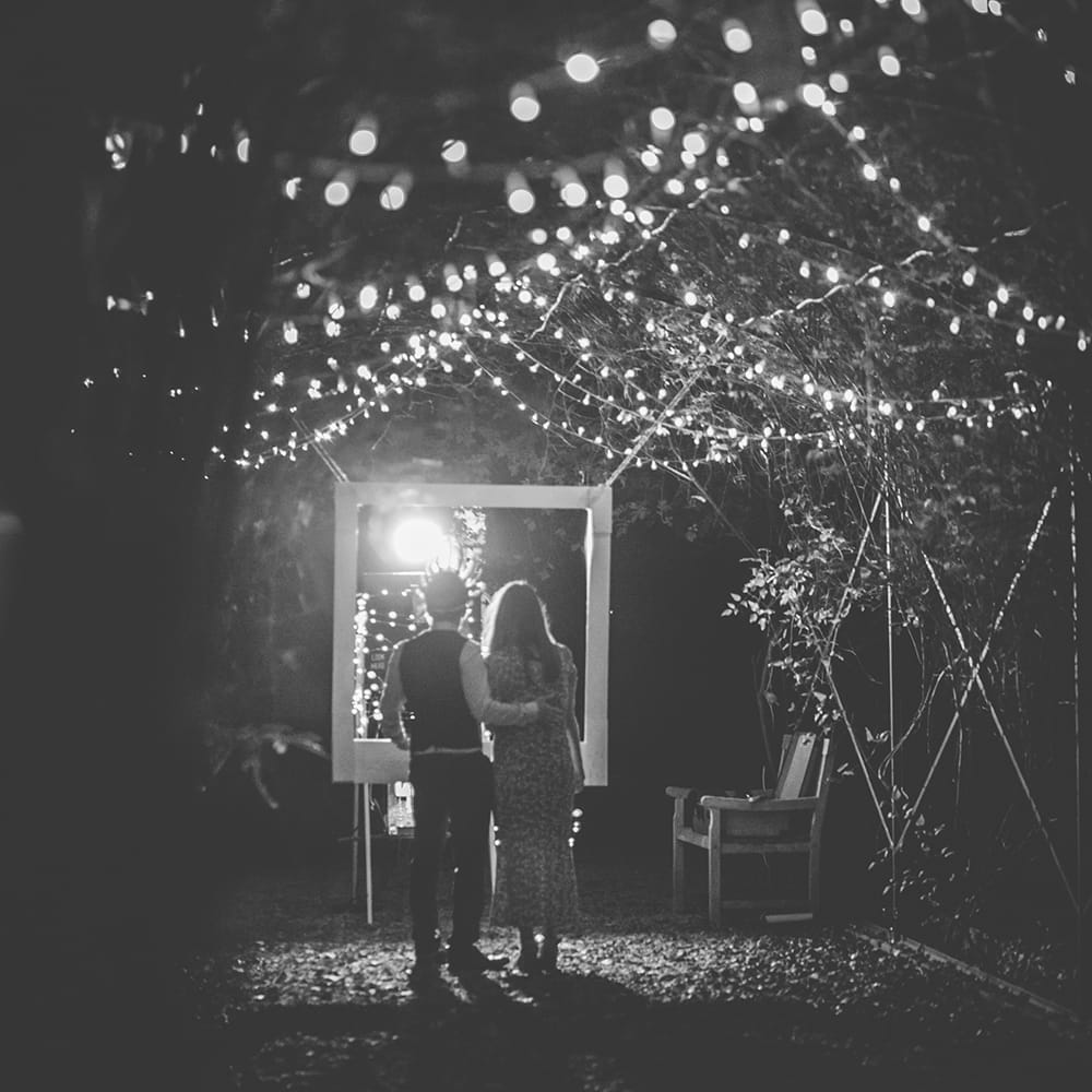 Fairy Light Wedding Decor | Blush Outdoor Destination Wedding at Chateau de Séréville, France  |  Story + Colour Photography