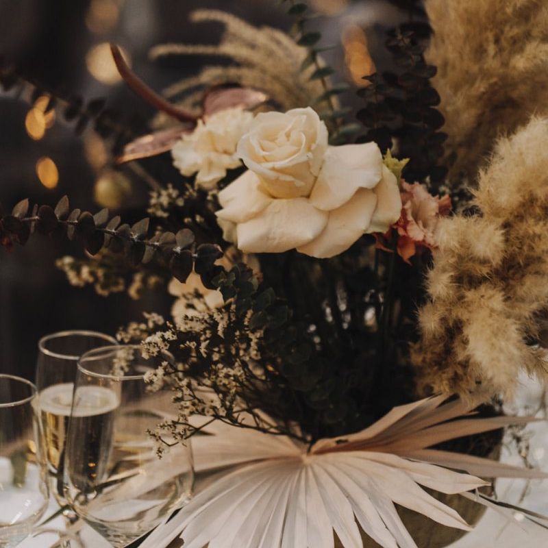 Muted Floral Arrangements