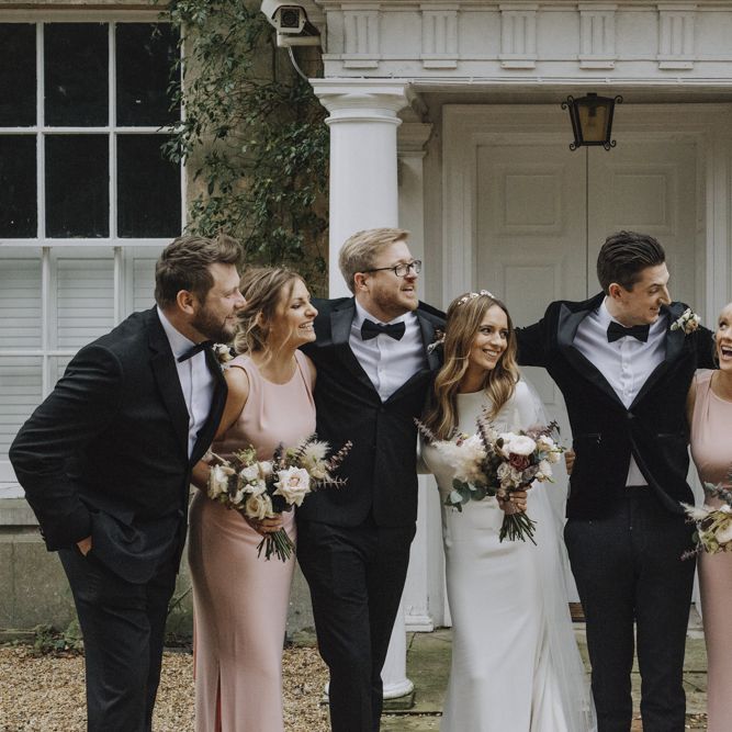 Sophisticated Black Tie Wedding Party Fashion