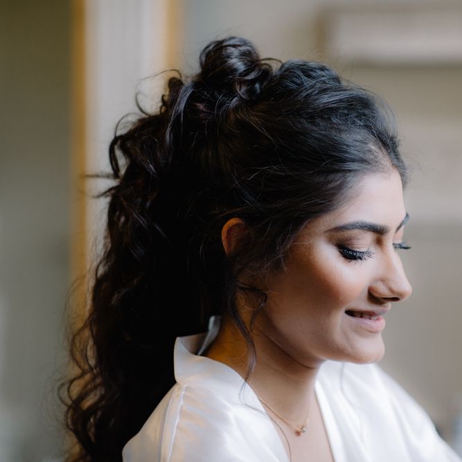 Natural bridal makeup for Asian bride