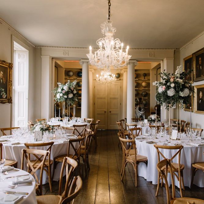 Elegant Aynhoe Park reception