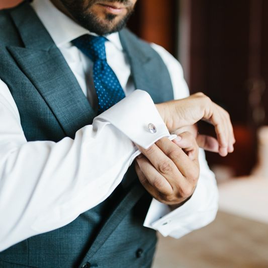 Stylish Wedding Dress with beautiful Back Detail from Beba’s Closet, for a Destination Wedding at Castillo de Viñuelas in Madrid, Spain | Lorena San José Photography