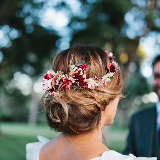 Stylish Wedding Dress with beautiful Back Detail from Beba’s Closet, for a Destination Wedding at Castillo de Viñuelas in Madrid, Spain | Lorena San José Photography