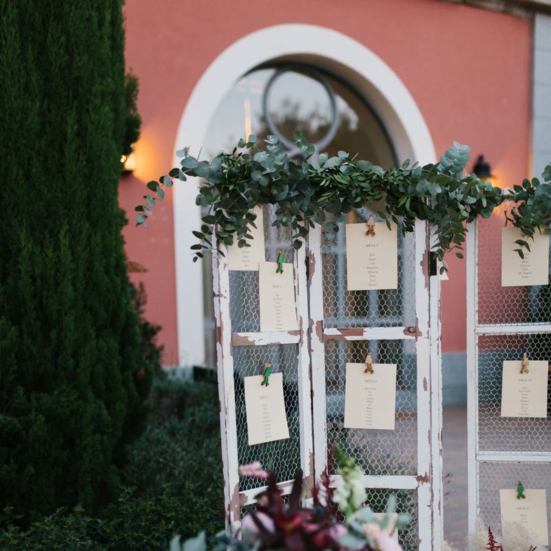 Stylish Wedding Dress with beautiful Back Detail from Beba’s Closet, for a Destination Wedding at Castillo de Viñuelas in Madrid, Spain | Lorena San José Photography