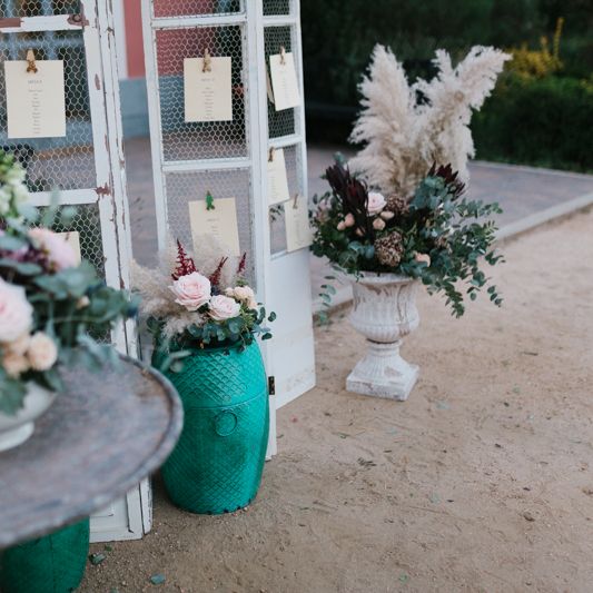Stylish Wedding Dress with beautiful Back Detail from Beba’s Closet, for a Destination Wedding at Castillo de Viñuelas in Madrid, Spain | Lorena San José Photography