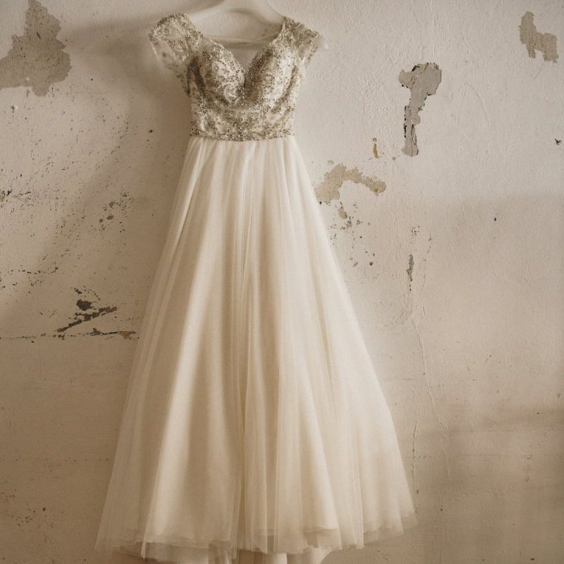Customised Morilee wedding dress