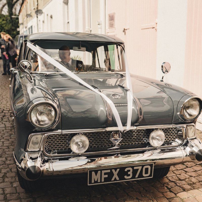 1958 Vauxhall Victor Super vintage wedding car