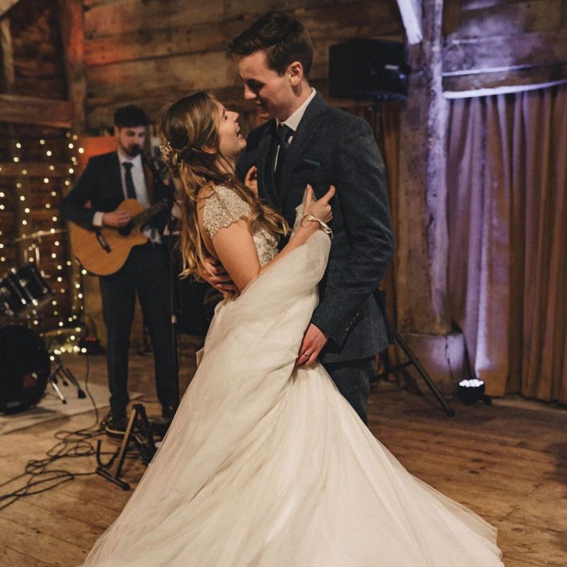 First dance at former 2014 Great British Bake Off contestant Martha Collinson's wedding