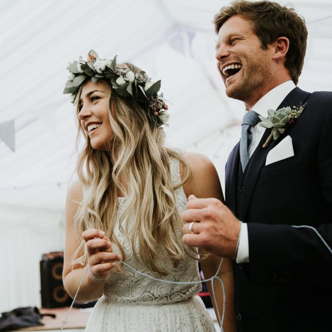 Eco Friendly Budget Wedding At Slade Farm In Wales With Images From Francesca Hill Photographer