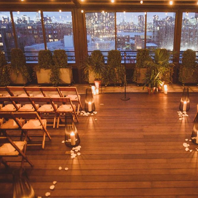 Beautiful Brooklyn rooftop wedding