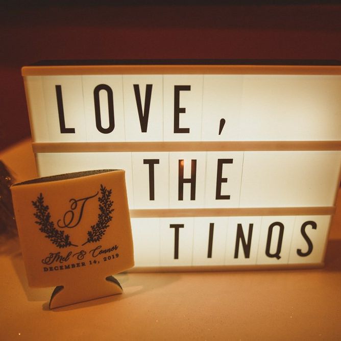 Personalised cinema light box