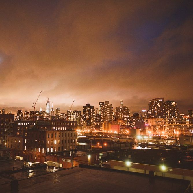 New York skyline for Brooklyn wedding