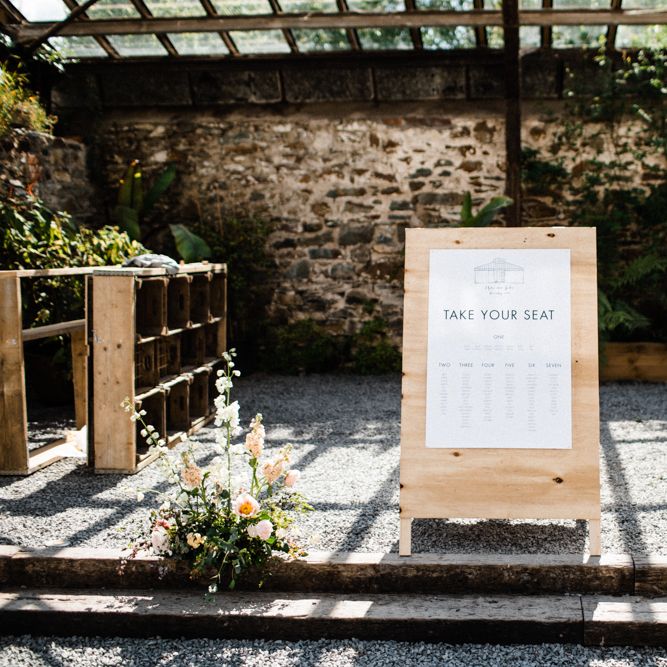 Wooden Seating Plan