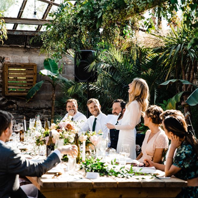 Brides Speech at Anran Wedding Venue