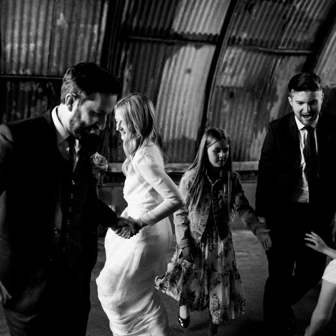 Bride and Groom Dancing