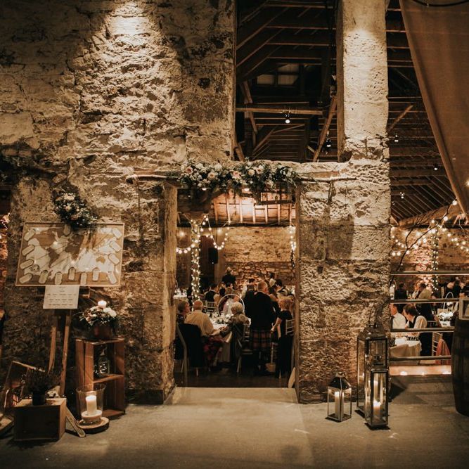 Kinkell Byre wedding decor