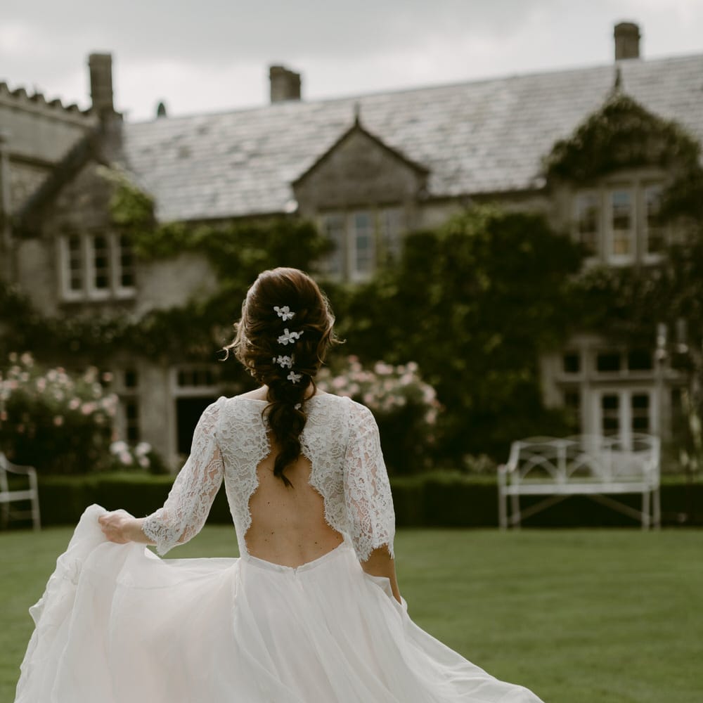 The Enchanted April Bridal Collection For 2019 From Naomi Neoh The Lost Orangery From Unique Home Stays Images Adam And Grace Photographers And Sophia Veres