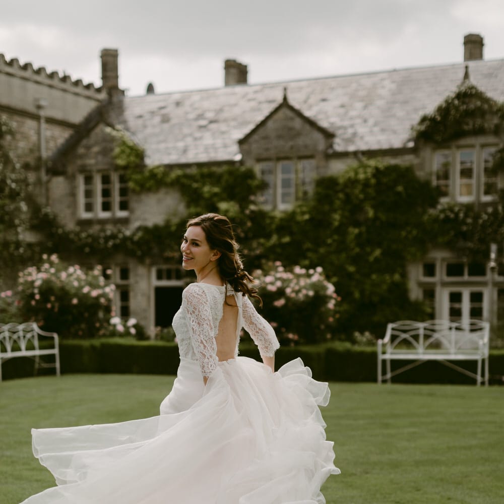 The Enchanted April Bridal Collection For 2019 From Naomi Neoh The Lost Orangery From Unique Home Stays Images Adam And Grace Photographers And Sophia Veres